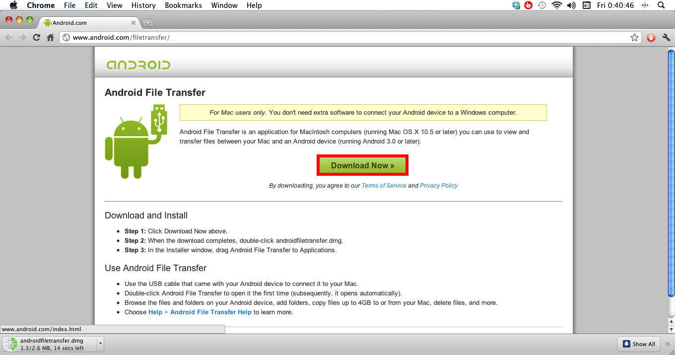 For Mac Android File Transfer